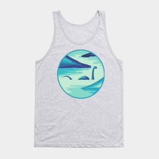 Teal Miss Nessie Tank Top